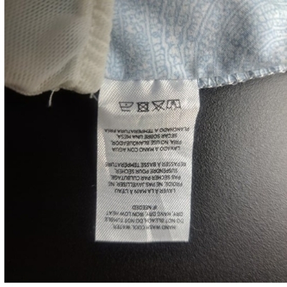 Onia Men's Size 38 Light Blue Paisley Swim Suit - Picture 12 of 15